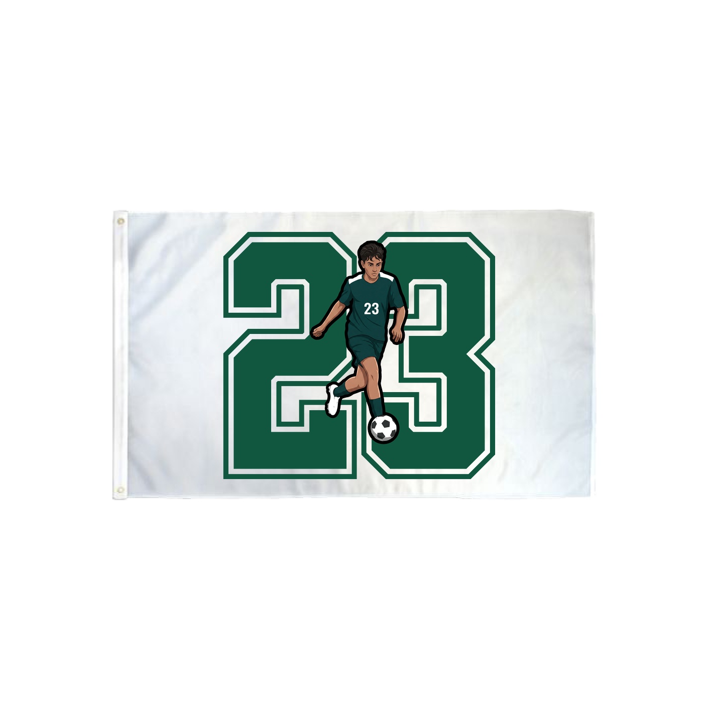 3x5 Flag — Number in Classic