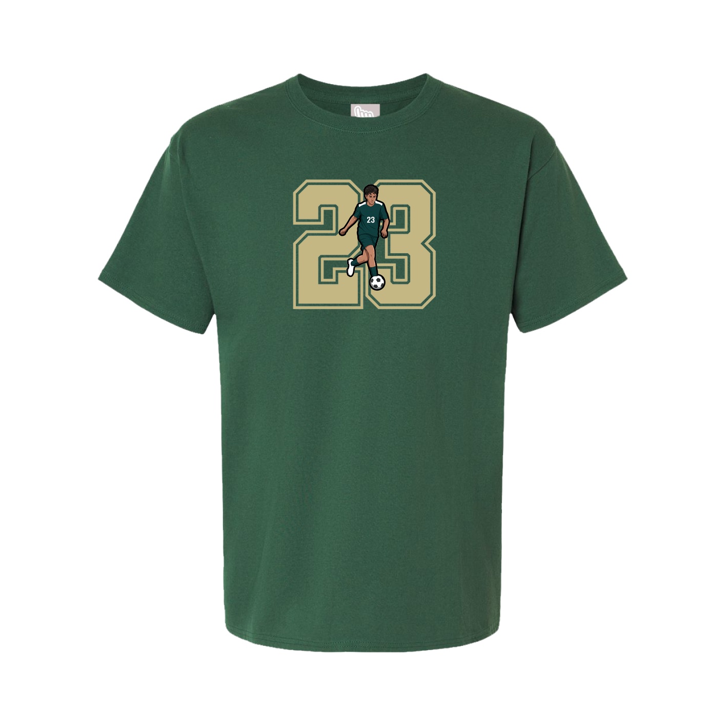 Tee — Number in Green