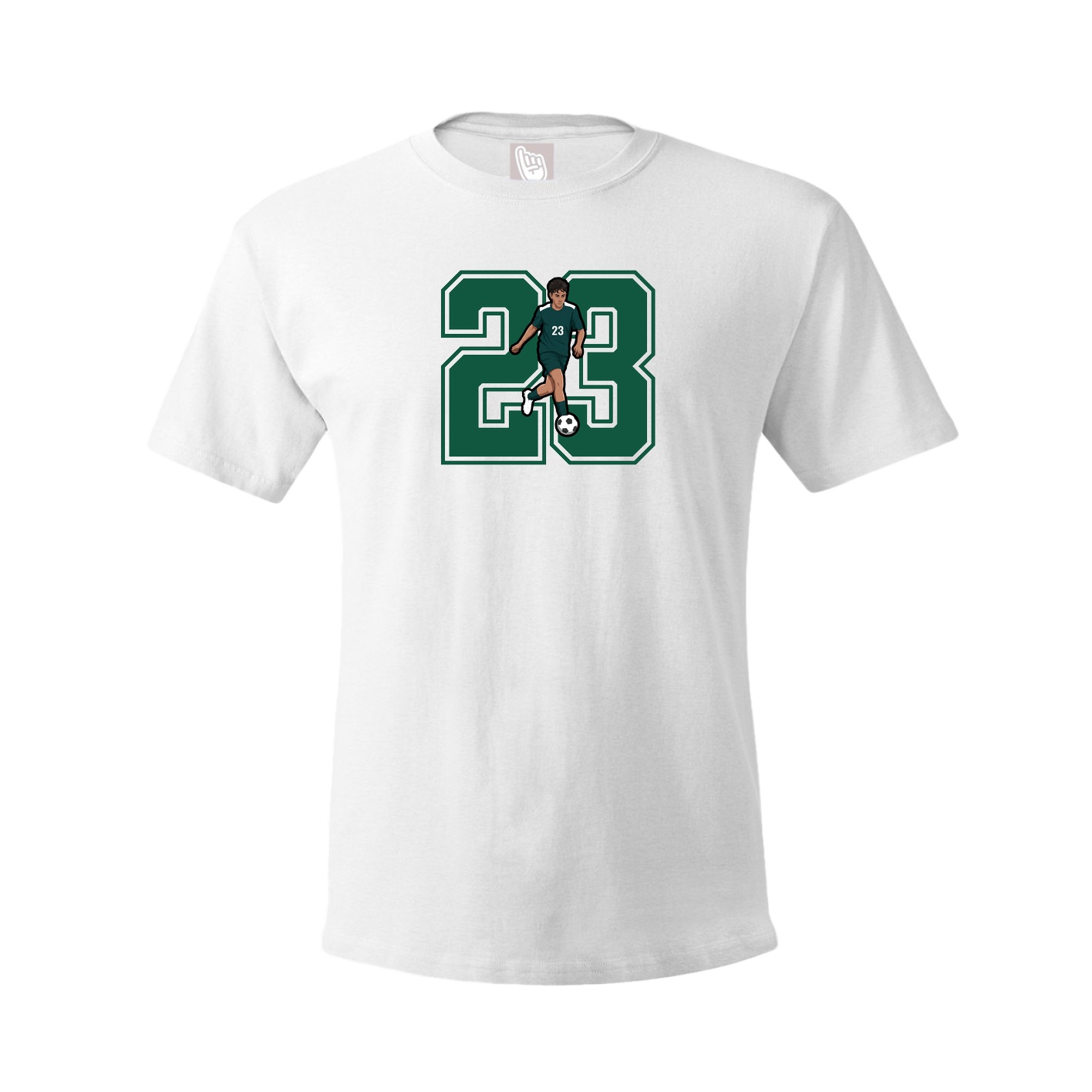 Tee — Number in White