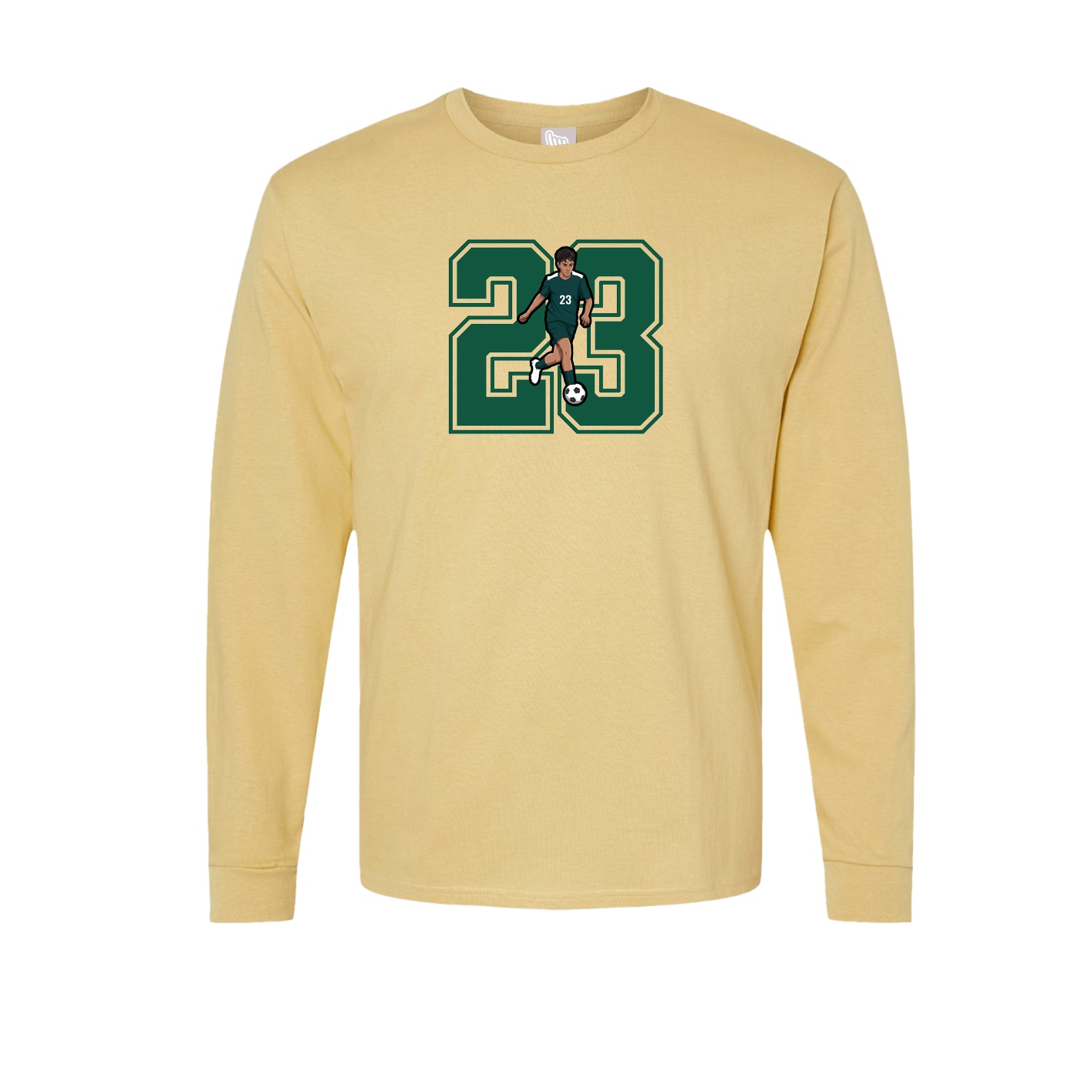 Long Sleeve Tee — Number in Vegas Gold