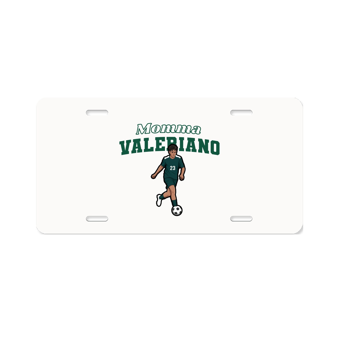 License Plate — Mothers Day Block in Classic