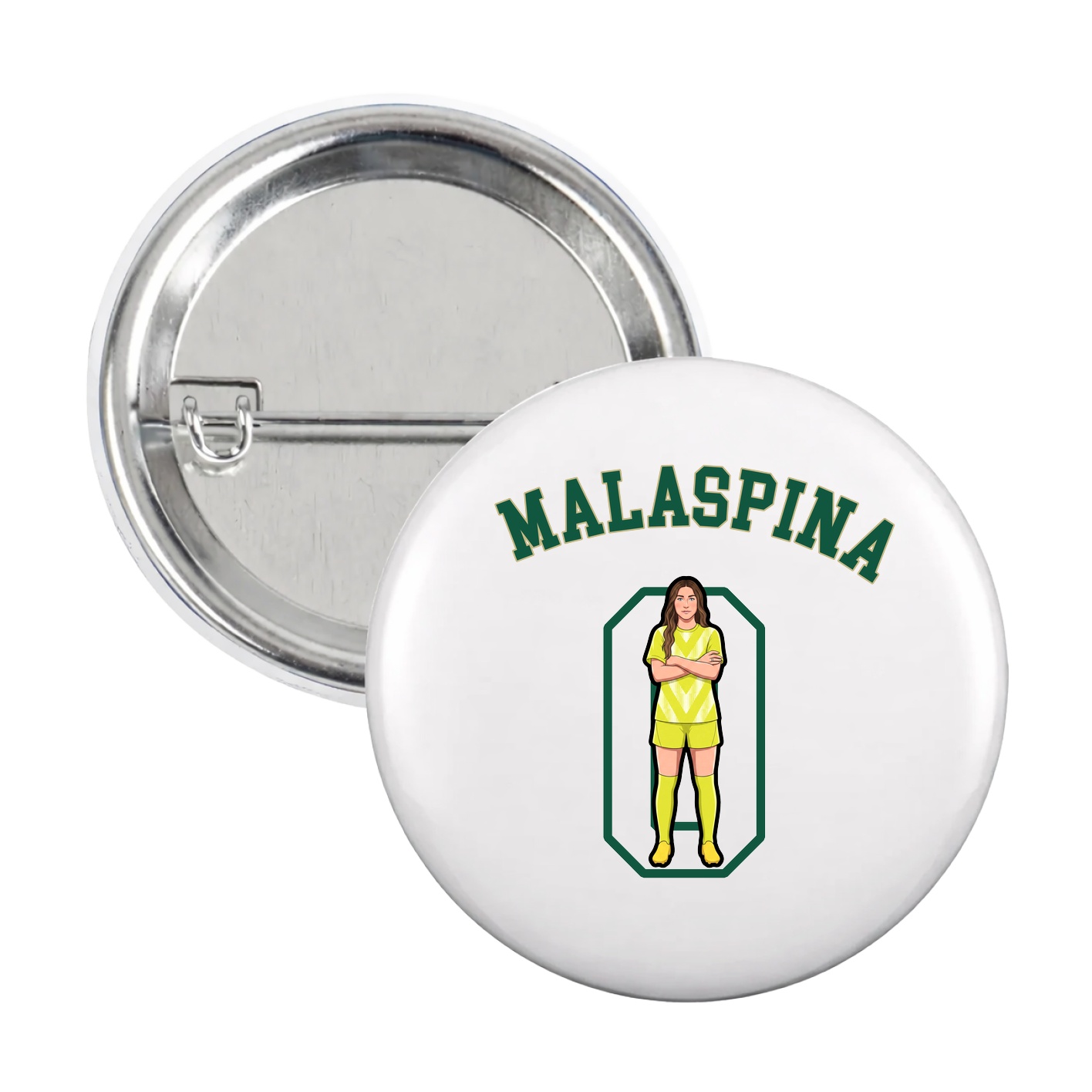 Game Day Button — Shirsey Arch in White