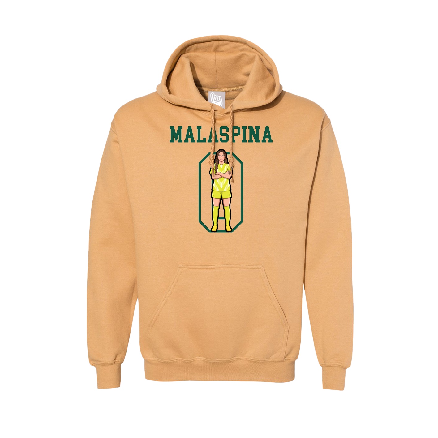 Hoodie — Shirsey in Vegas Gold