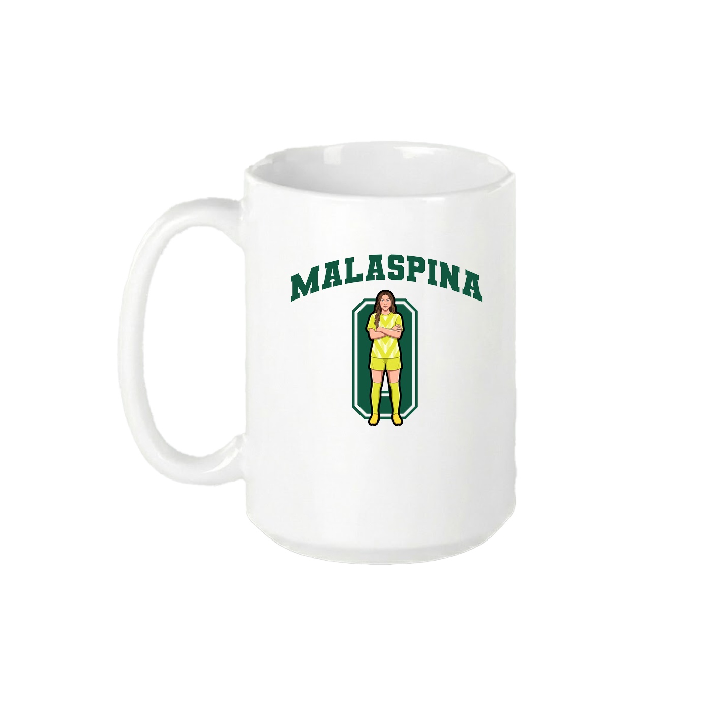 15oz Coffee Mug — Number in White
