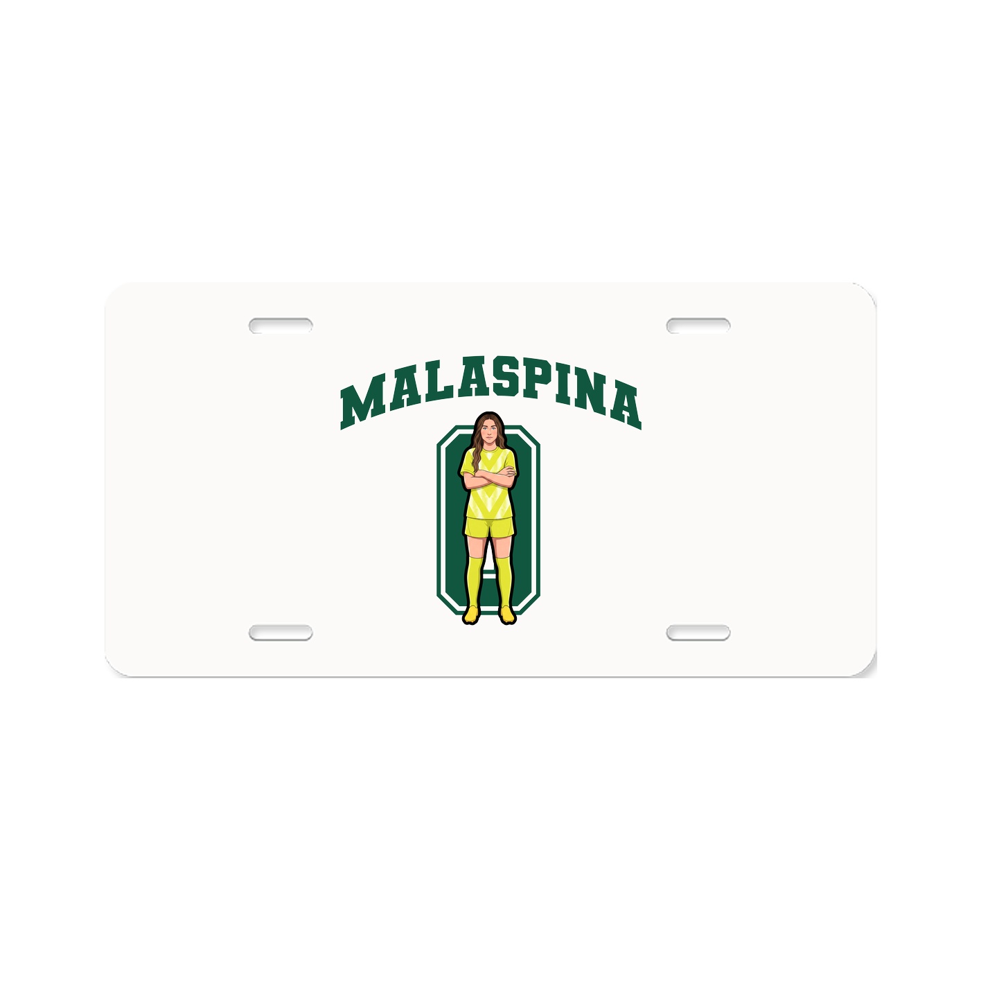License Plate — Number in Classic