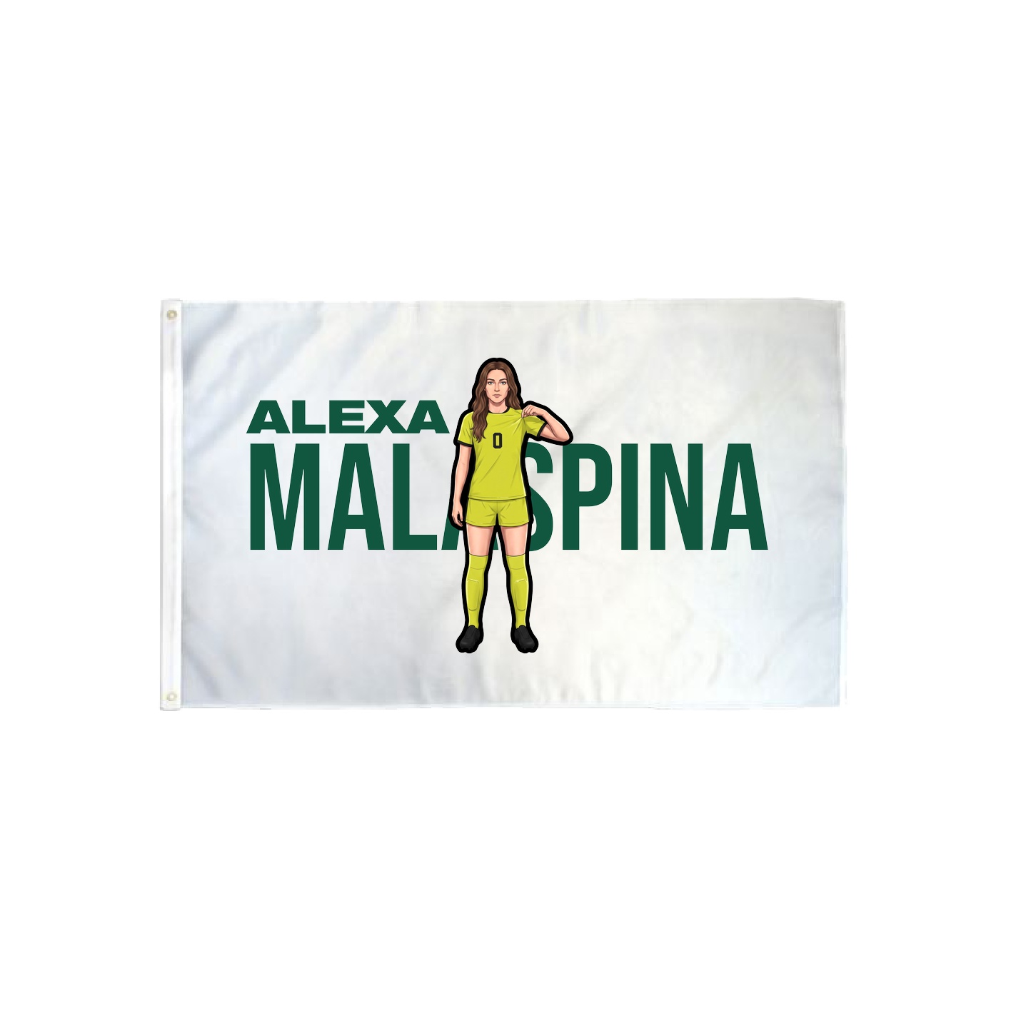 3x5 Flag — Player Name in Classic