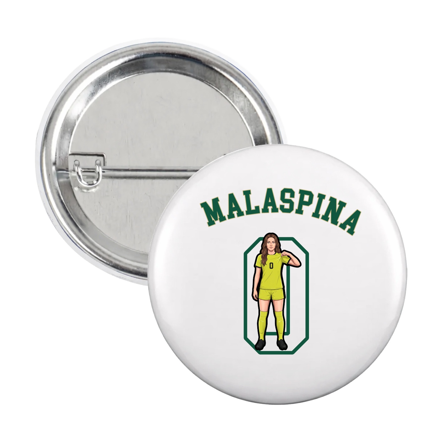 Game Day Button — Shirsey Arch in White