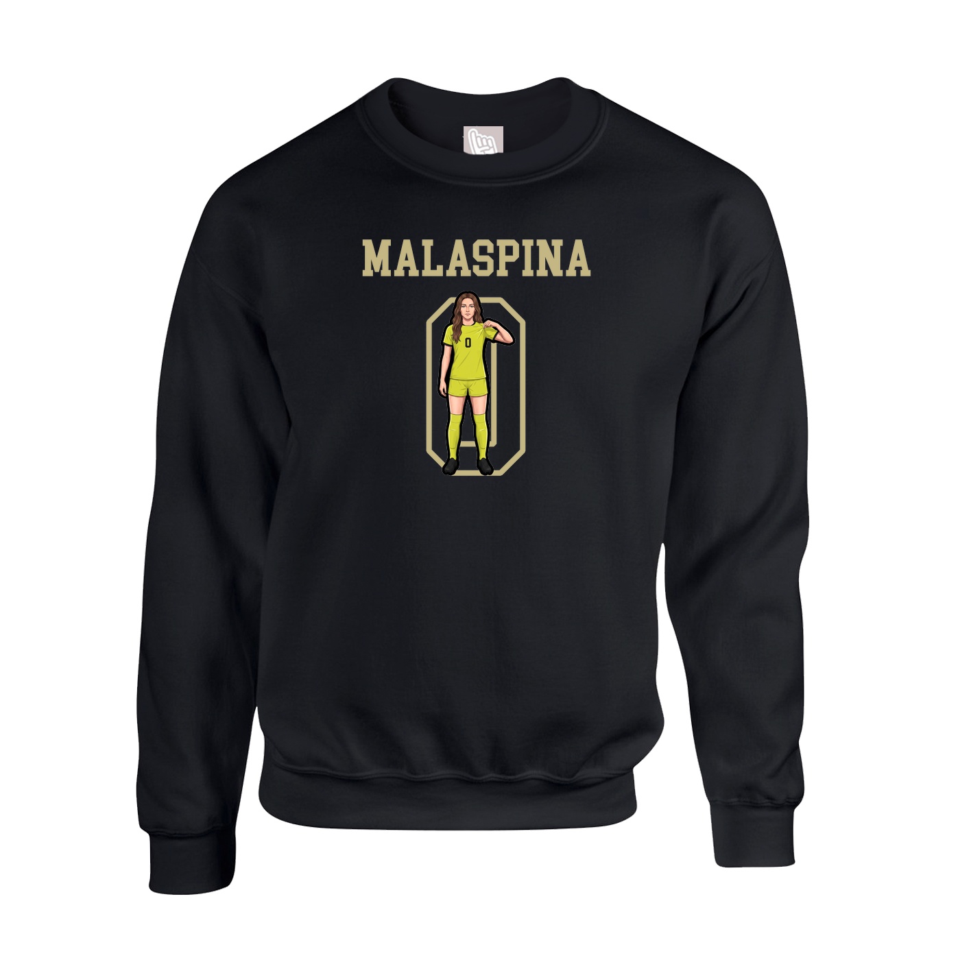 Fleece Crew — Shirsey in Black