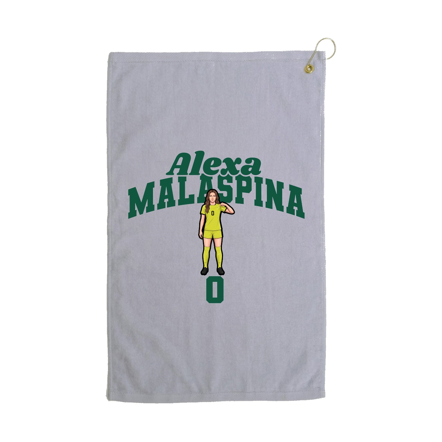 Golf Towel — Signature Arch in Grey