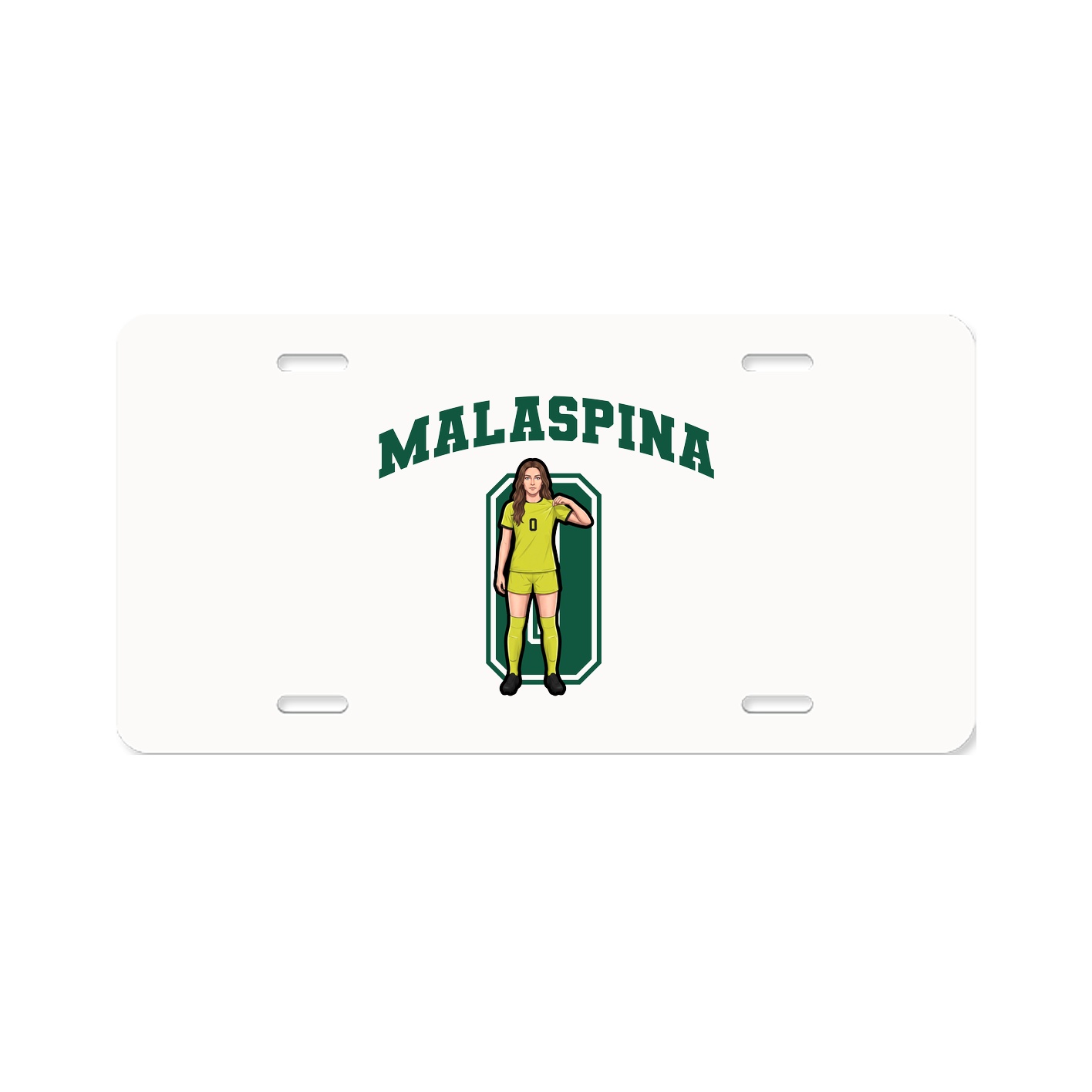 License Plate — Number in Classic