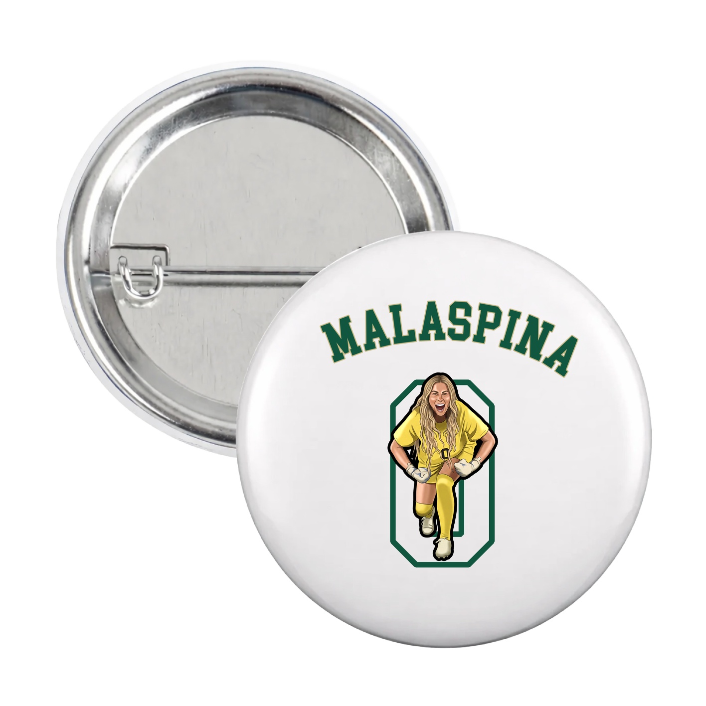 Game Day Button — Shirsey Arch in White