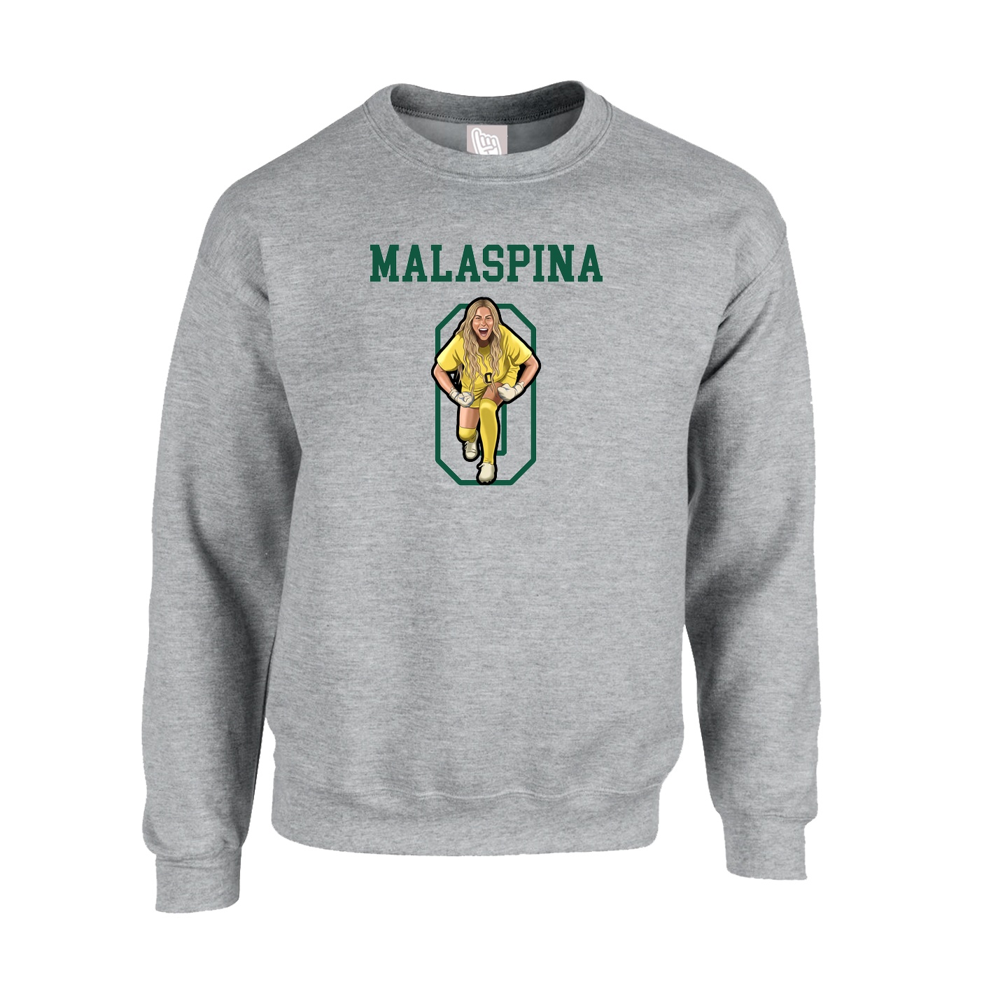 Fleece Crew — Shirsey in Grey