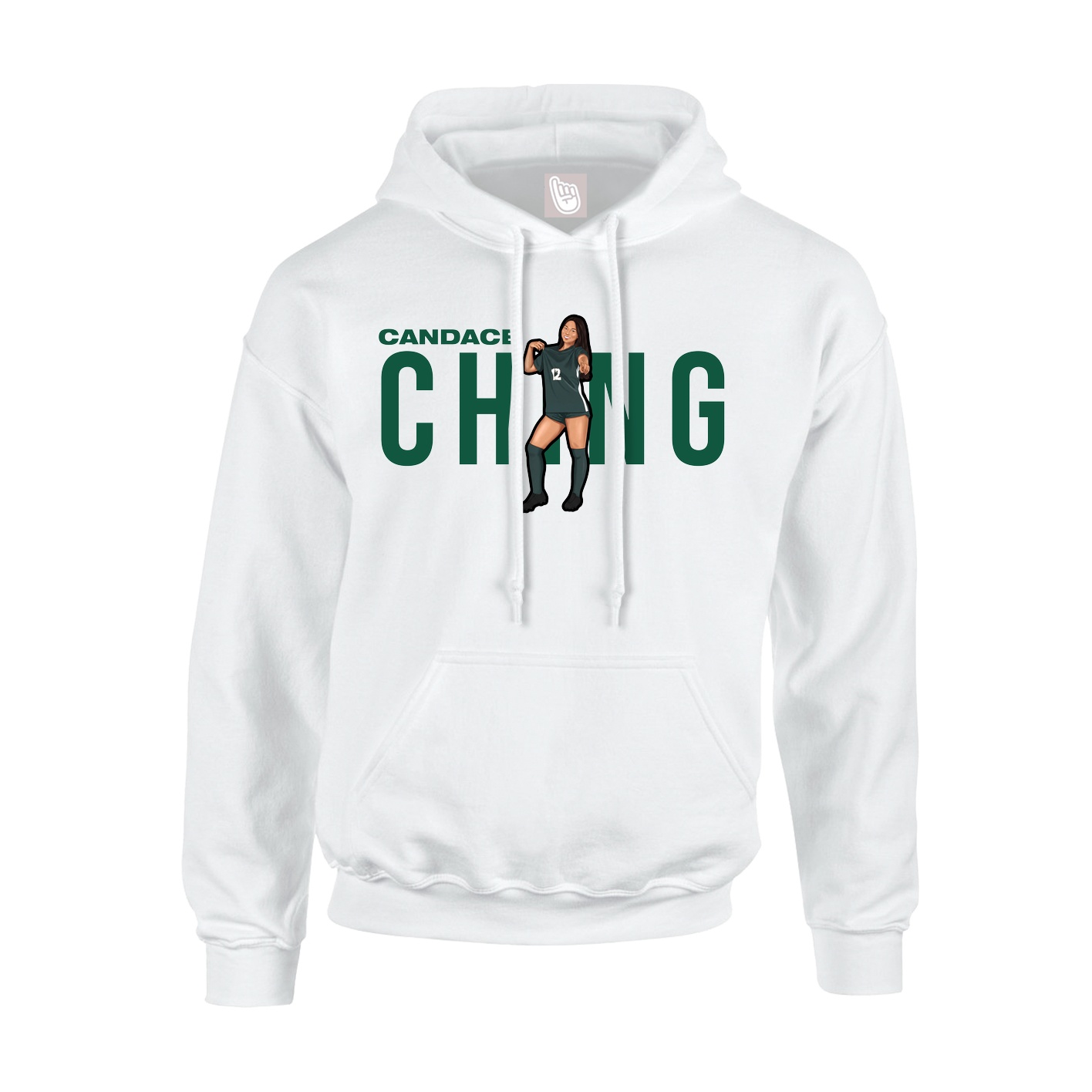 Hoodie — Player Name in White