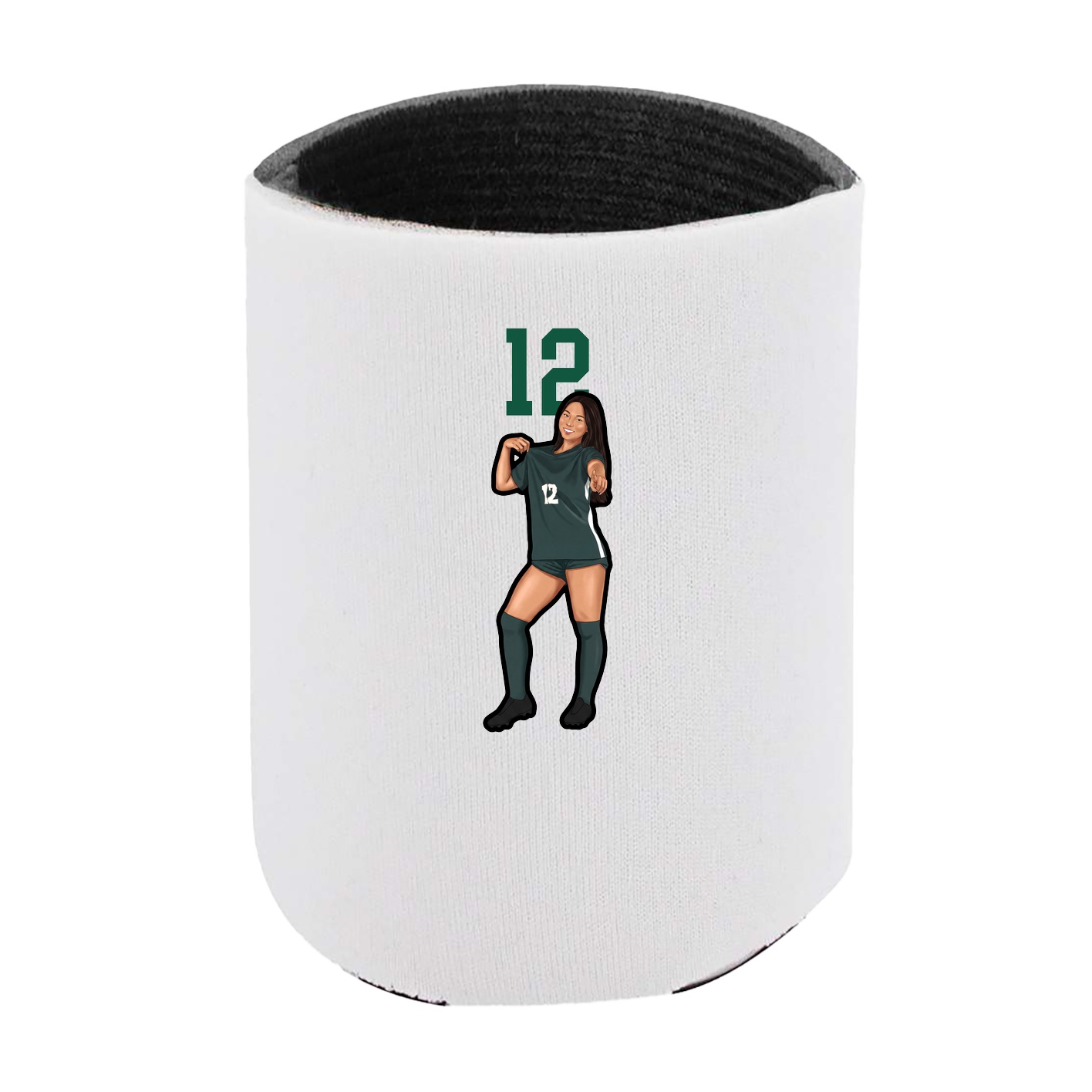 Can Holder — Number Top in White