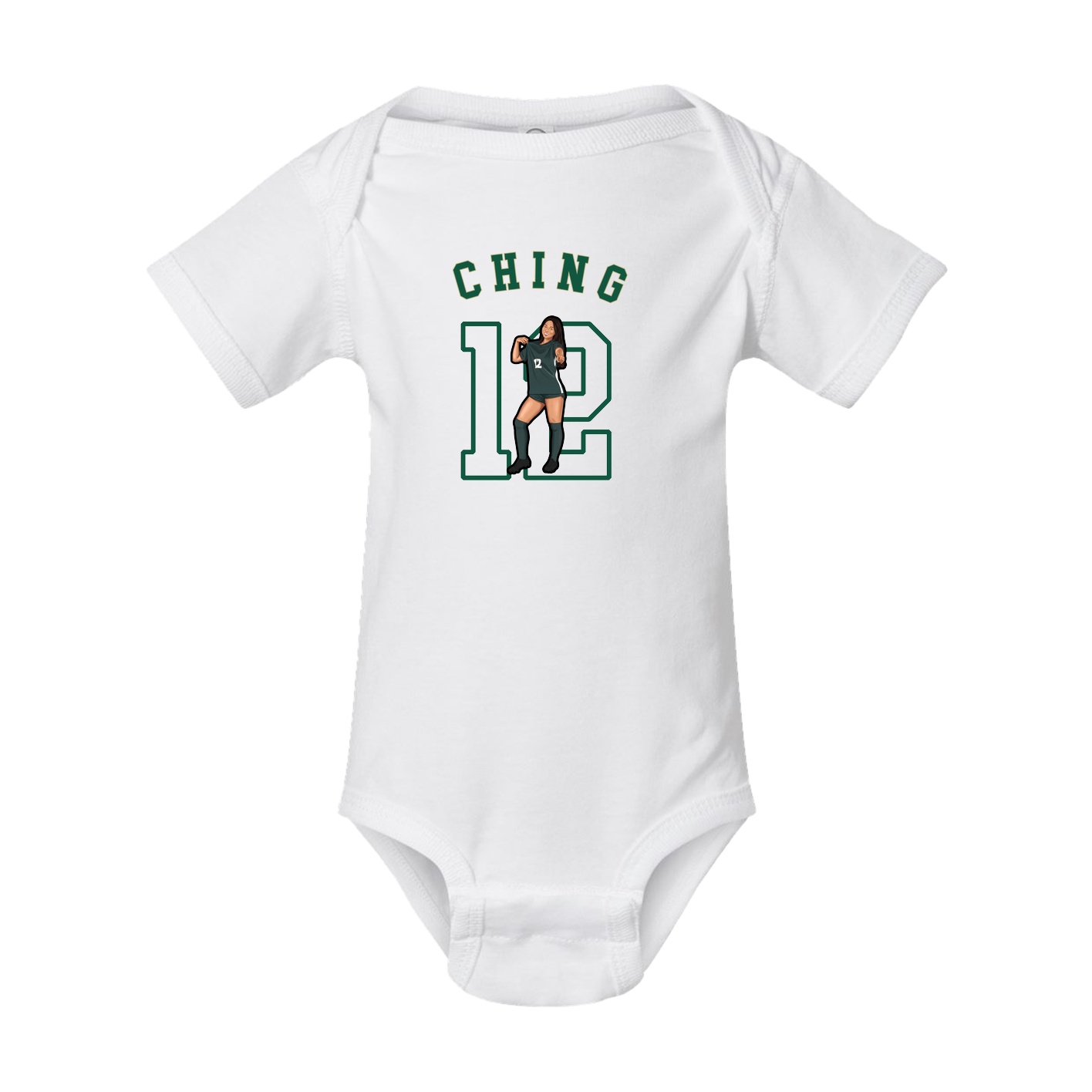 Baby Onesie — Shirsey Arch in White