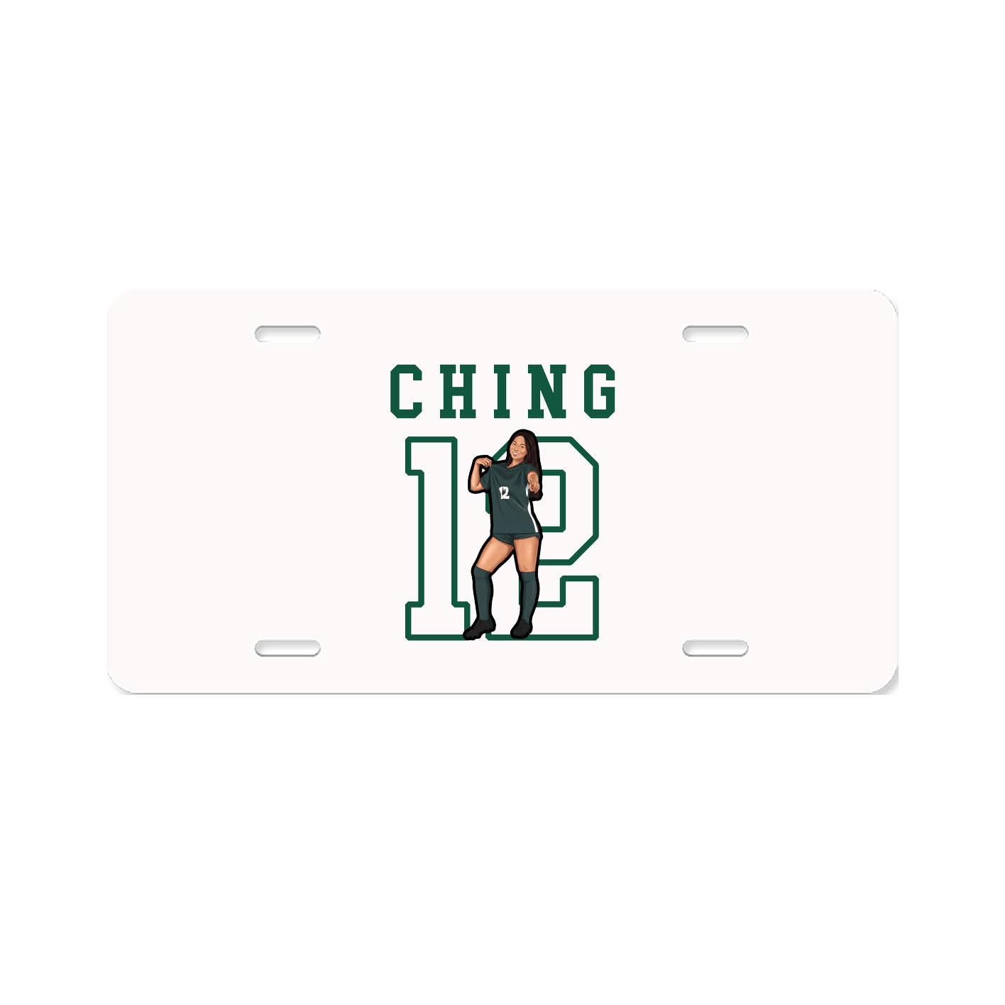 License Plate — Shirsey in Classic