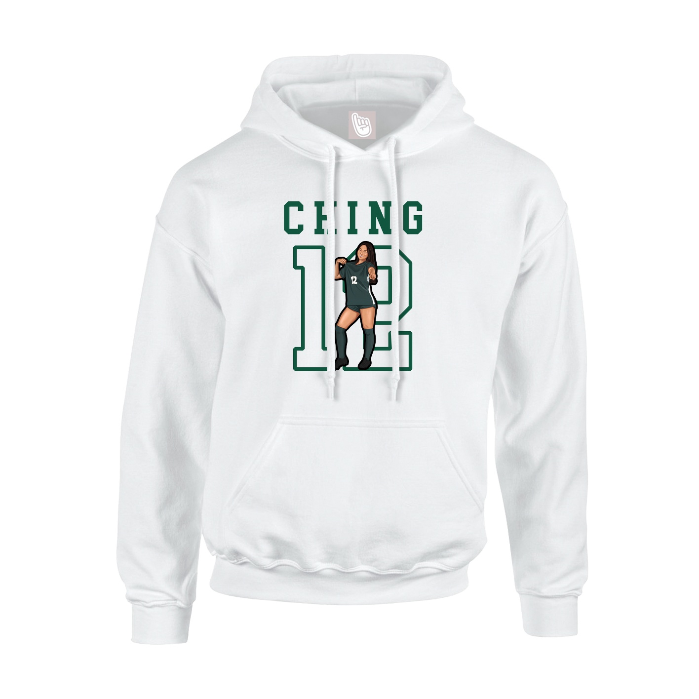 Youth Hoodie — Shirsey in White