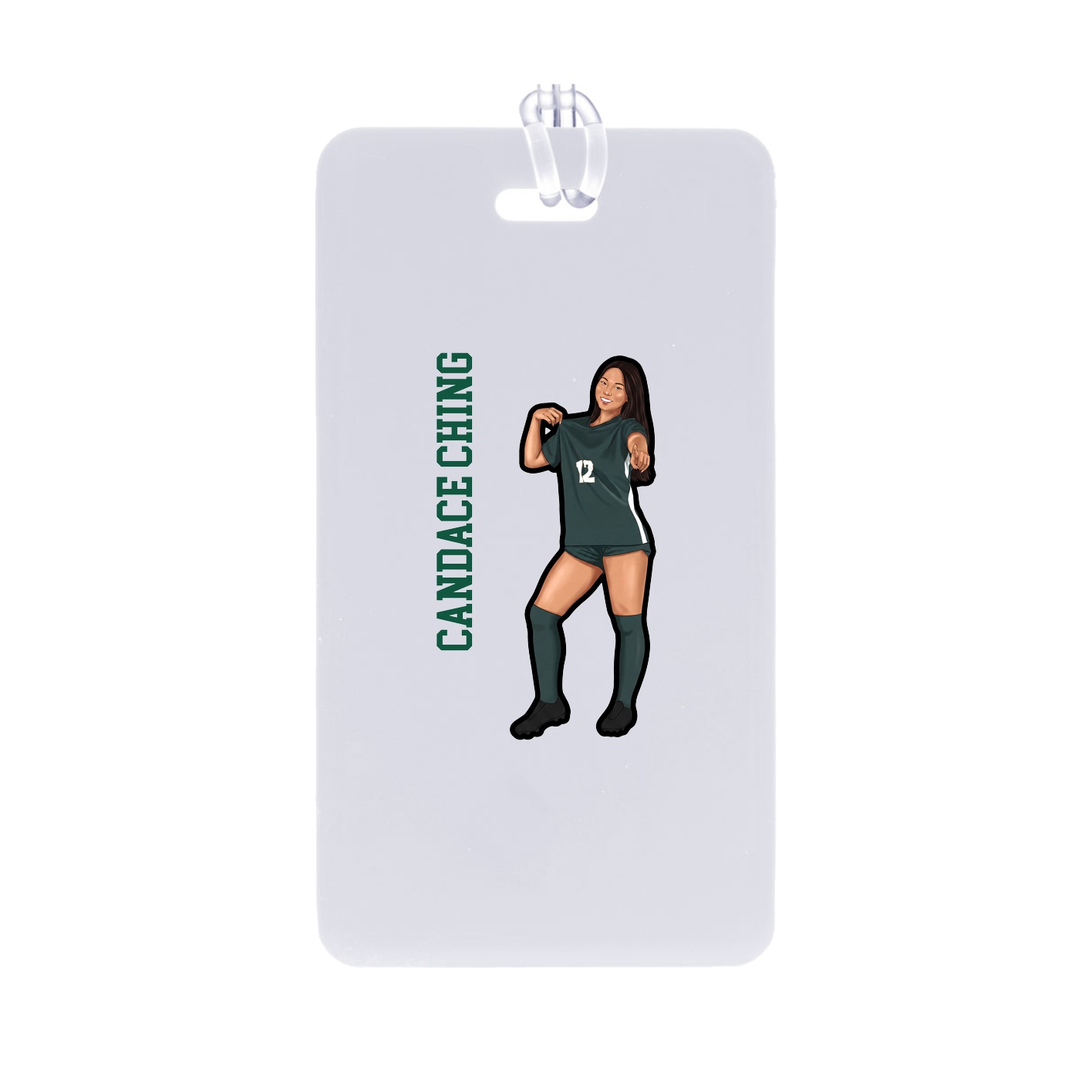 Bag Tag — Name Vertical in Classic