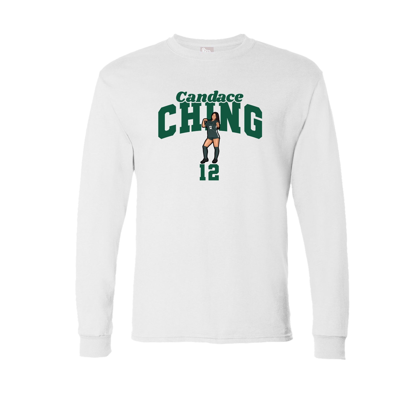 Long Sleeve Tee — Signature Arch in White