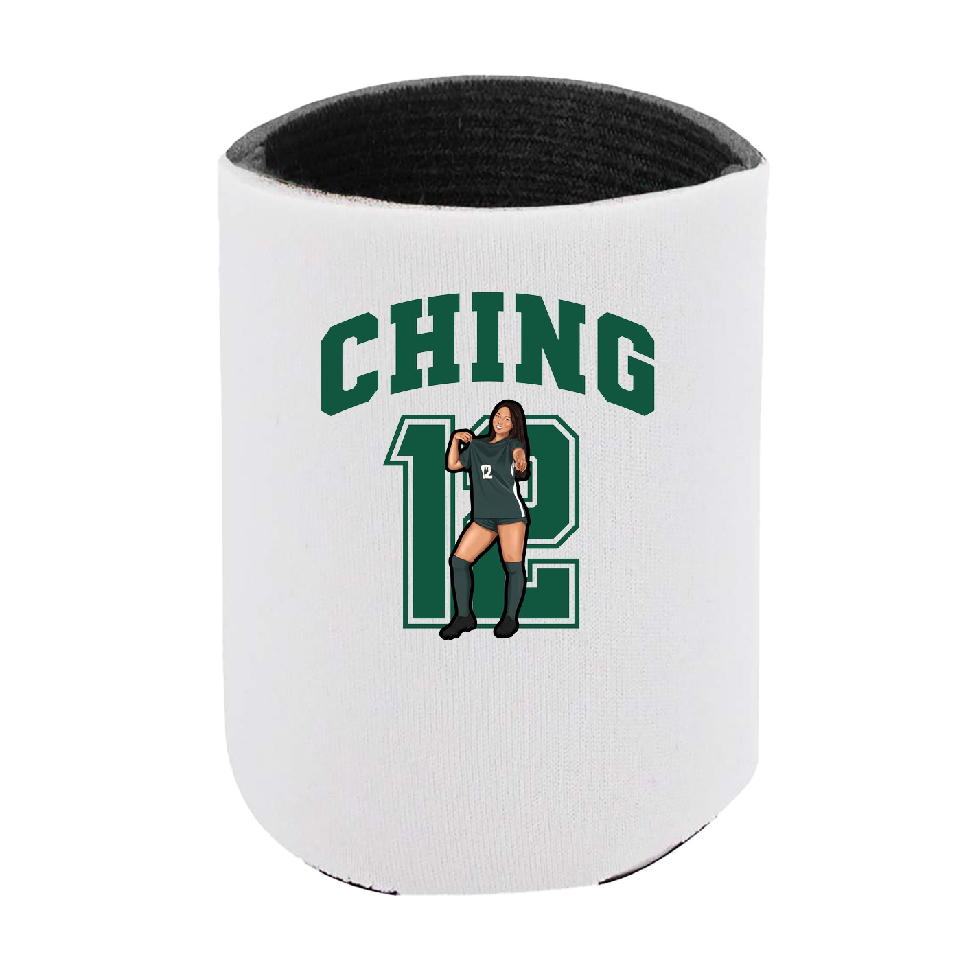 Can Holder — Number in White