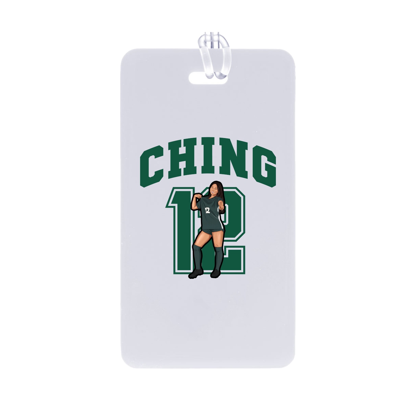 Bag Tag — Number in Classic