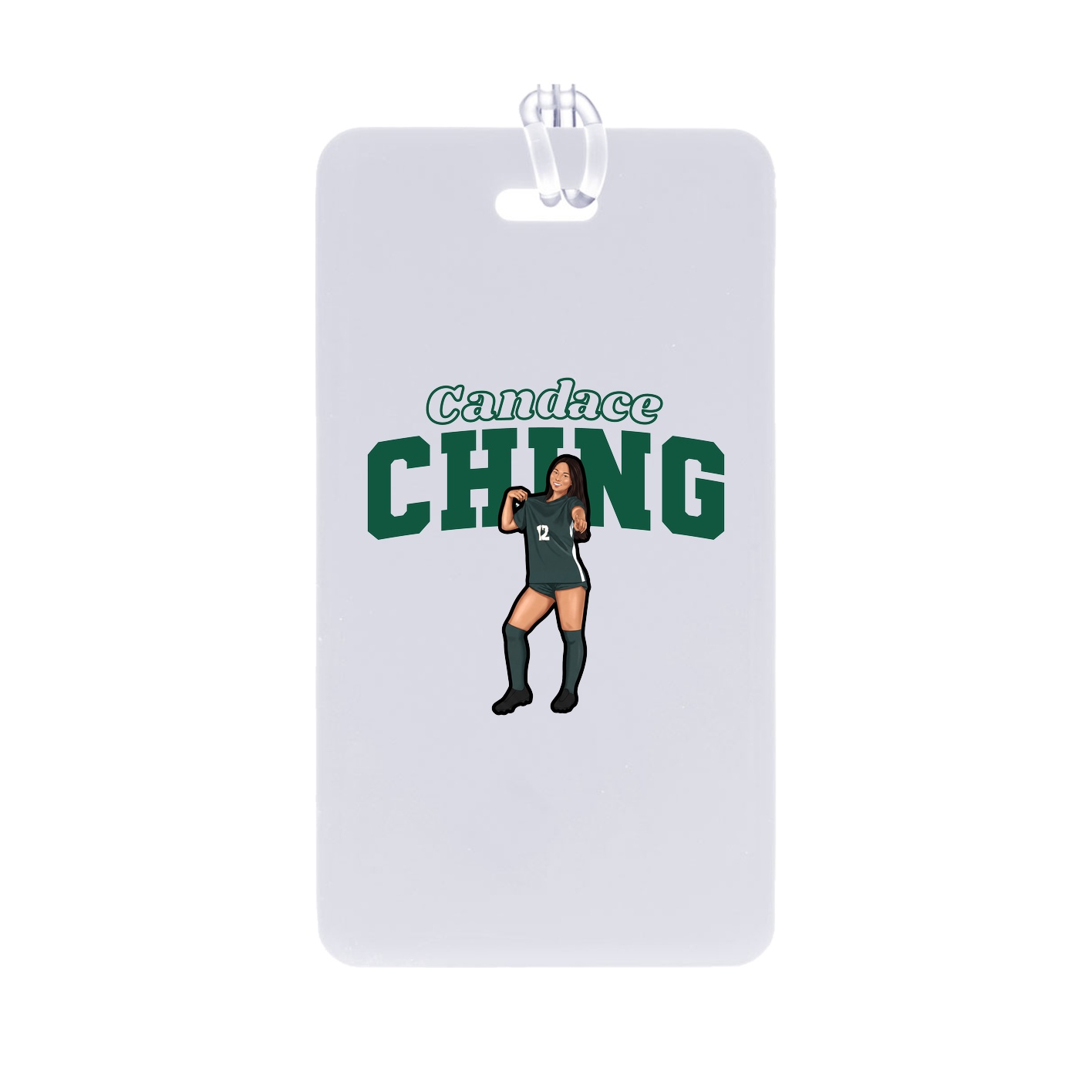 Bag Tag — Name Arch in Classic