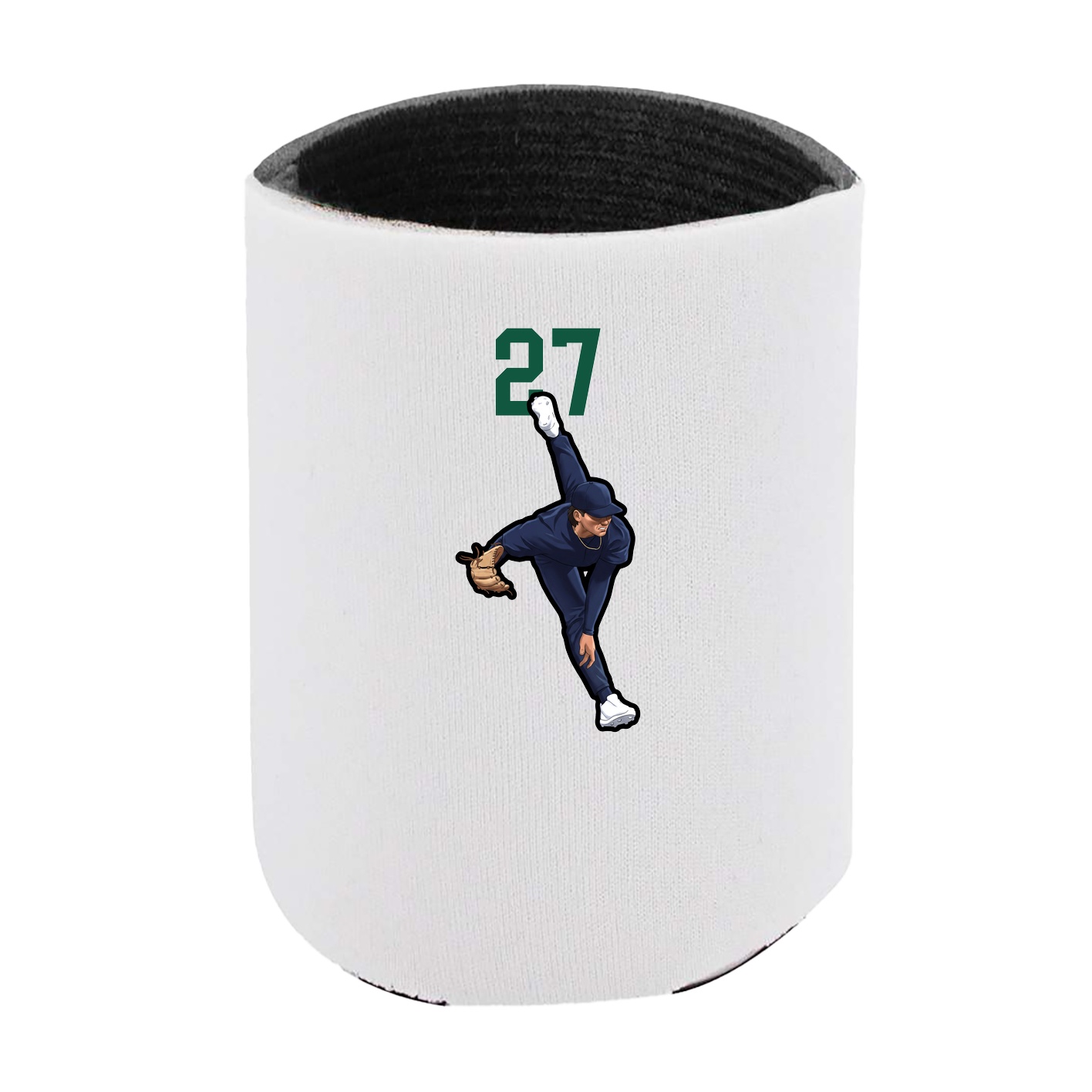 Can Holder — Number Top in White
