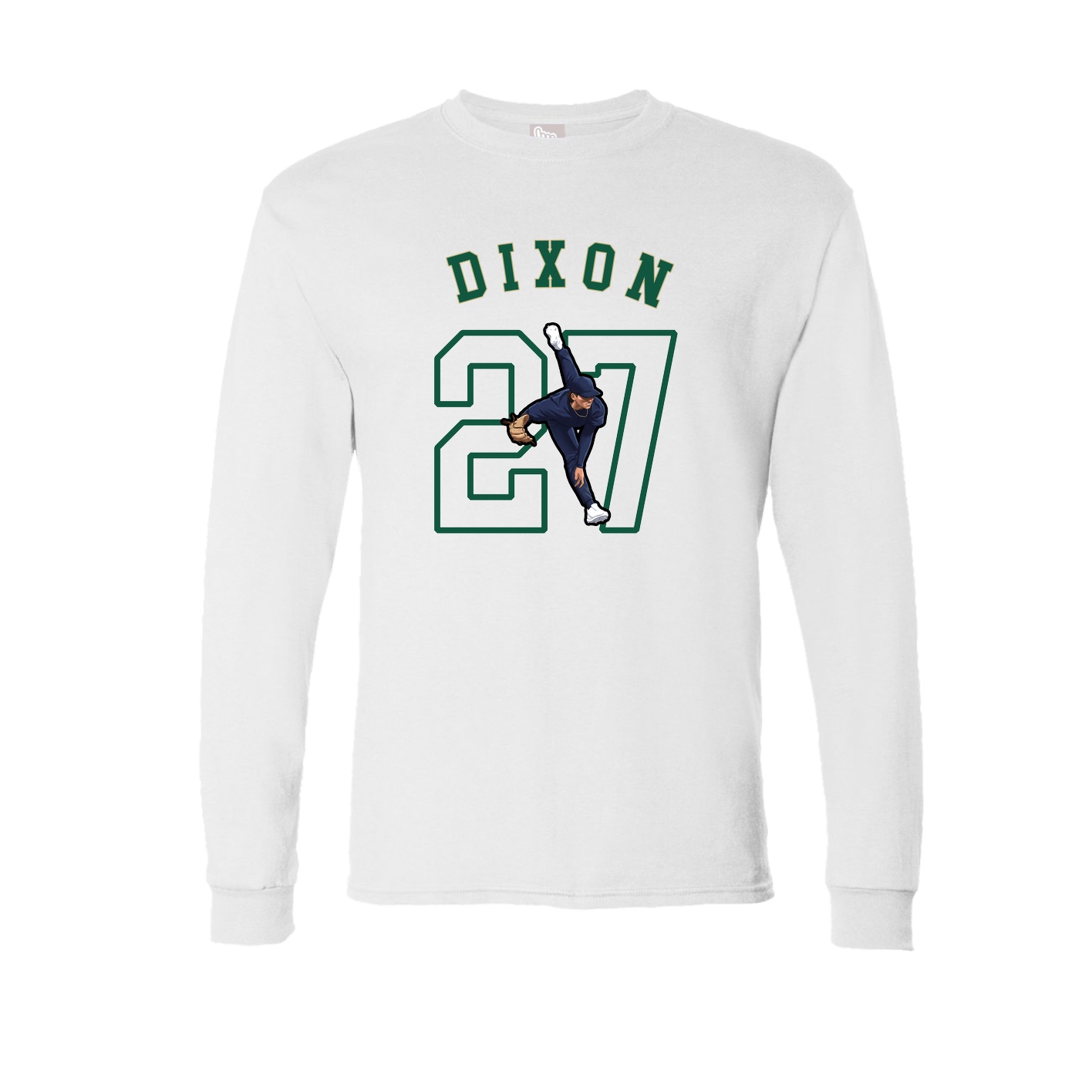 Long Sleeve Tee — Shirsey Arch in White