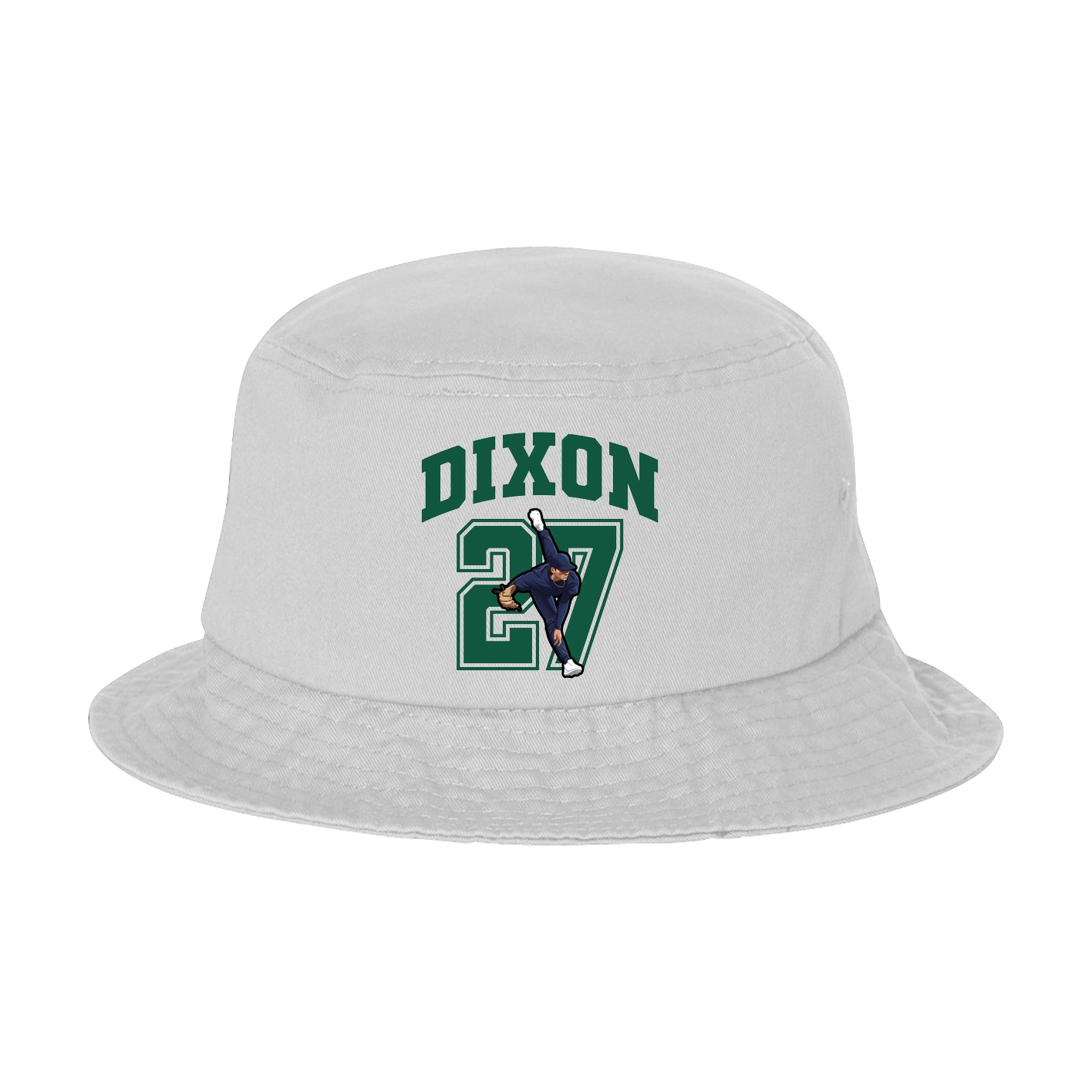 Bucket Cap — Number in White