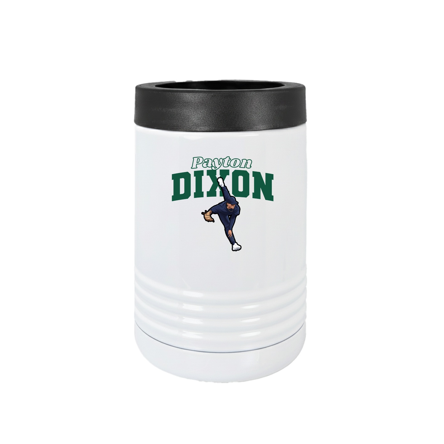 Beverage Holder — Name Arch in White