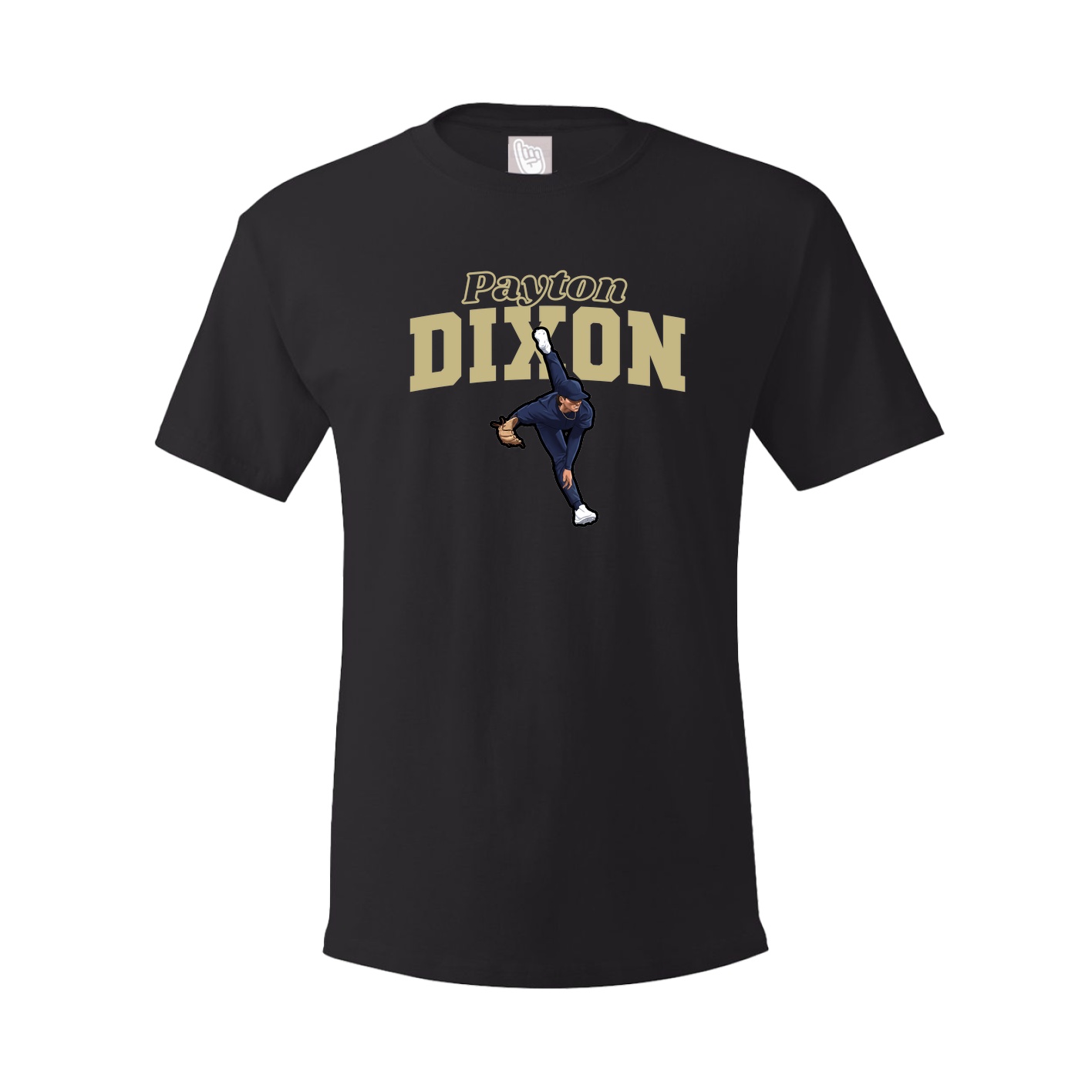 Youth Tee — Name Arch in Black