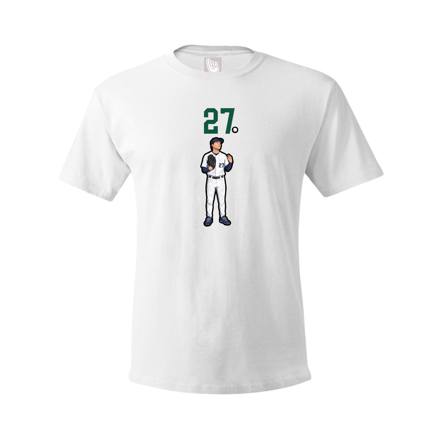Tee — Number Top in White