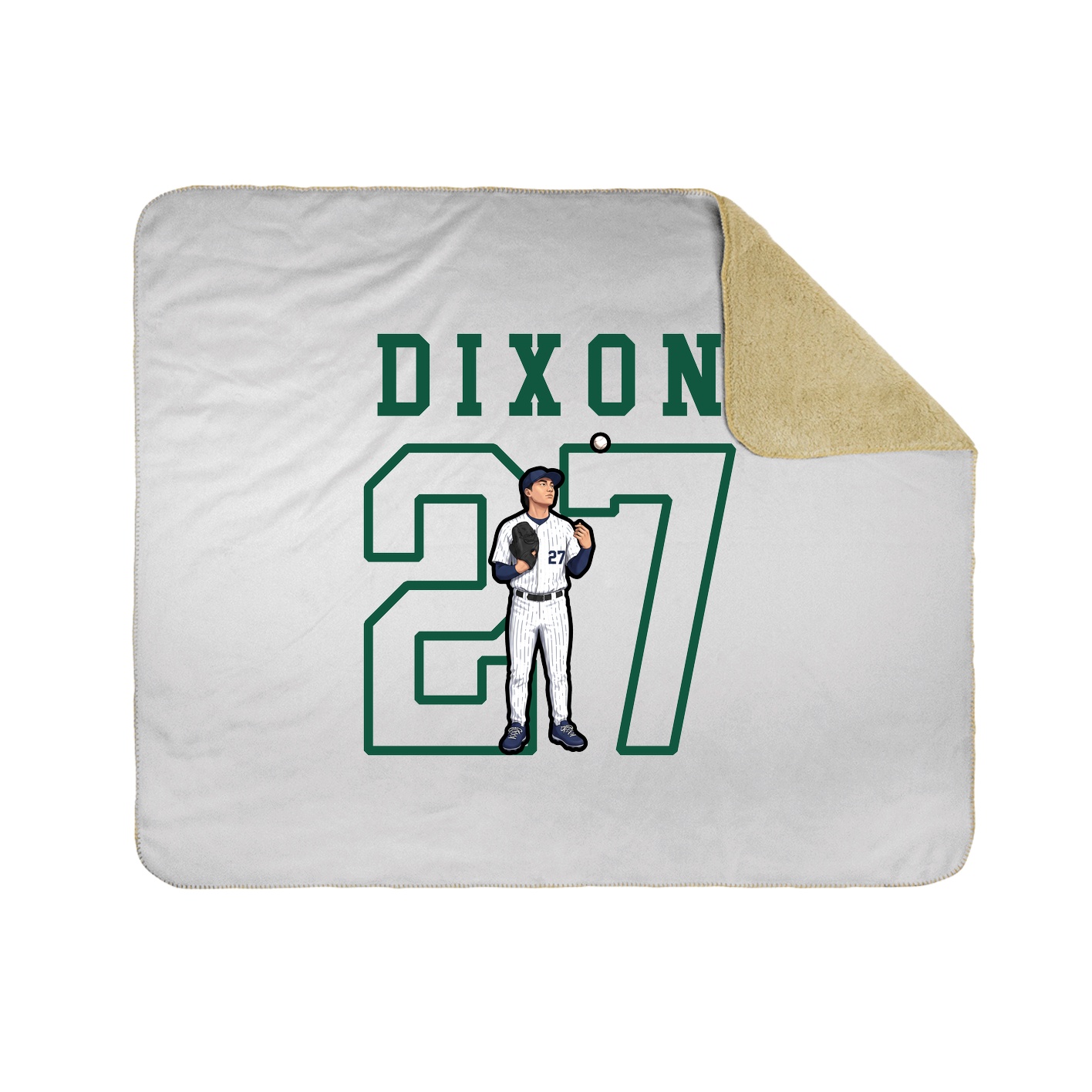 Throw Blanket — Shirsey in White