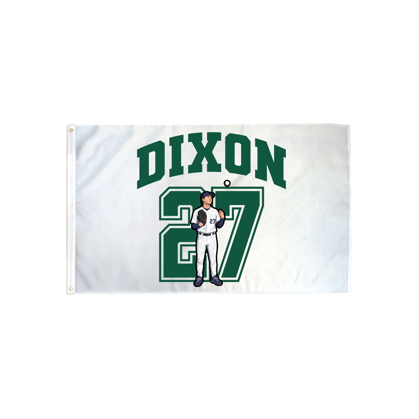3x5 Flag — Number in Classic