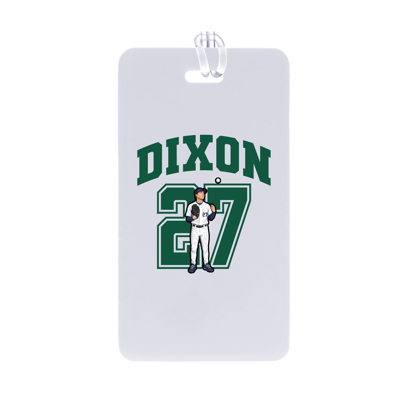 Bag Tag — Number in Classic