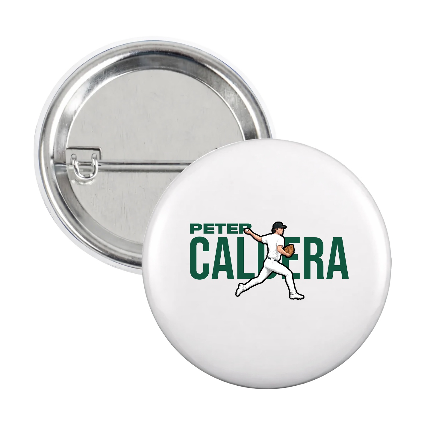 Game Day Button — Player Name in White