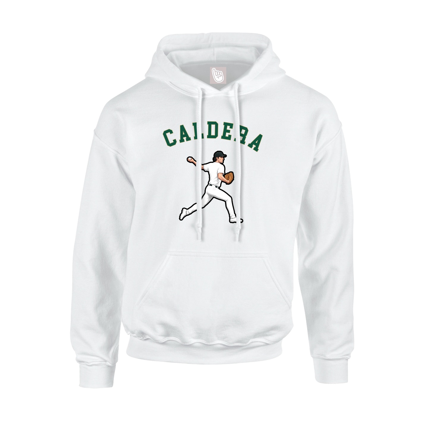 Youth Hoodie — Shirsey Arch in White