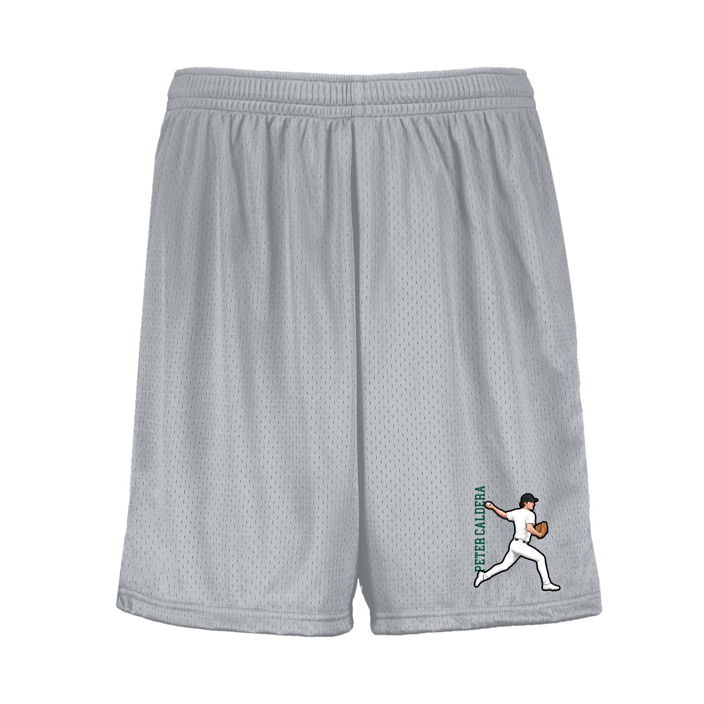 Shorts — Name Vertical in Silver