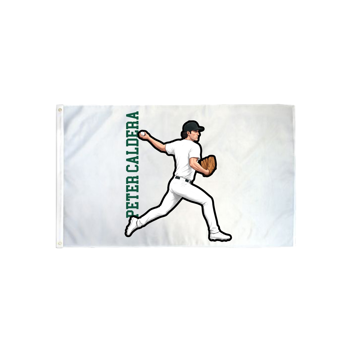 3x5 Flag — Name Vertical in Classic
