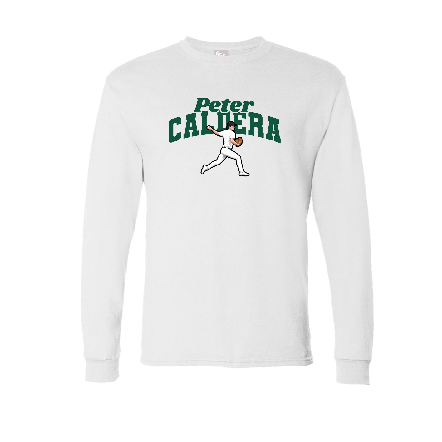 Long Sleeve Tee — Signature Arch in White