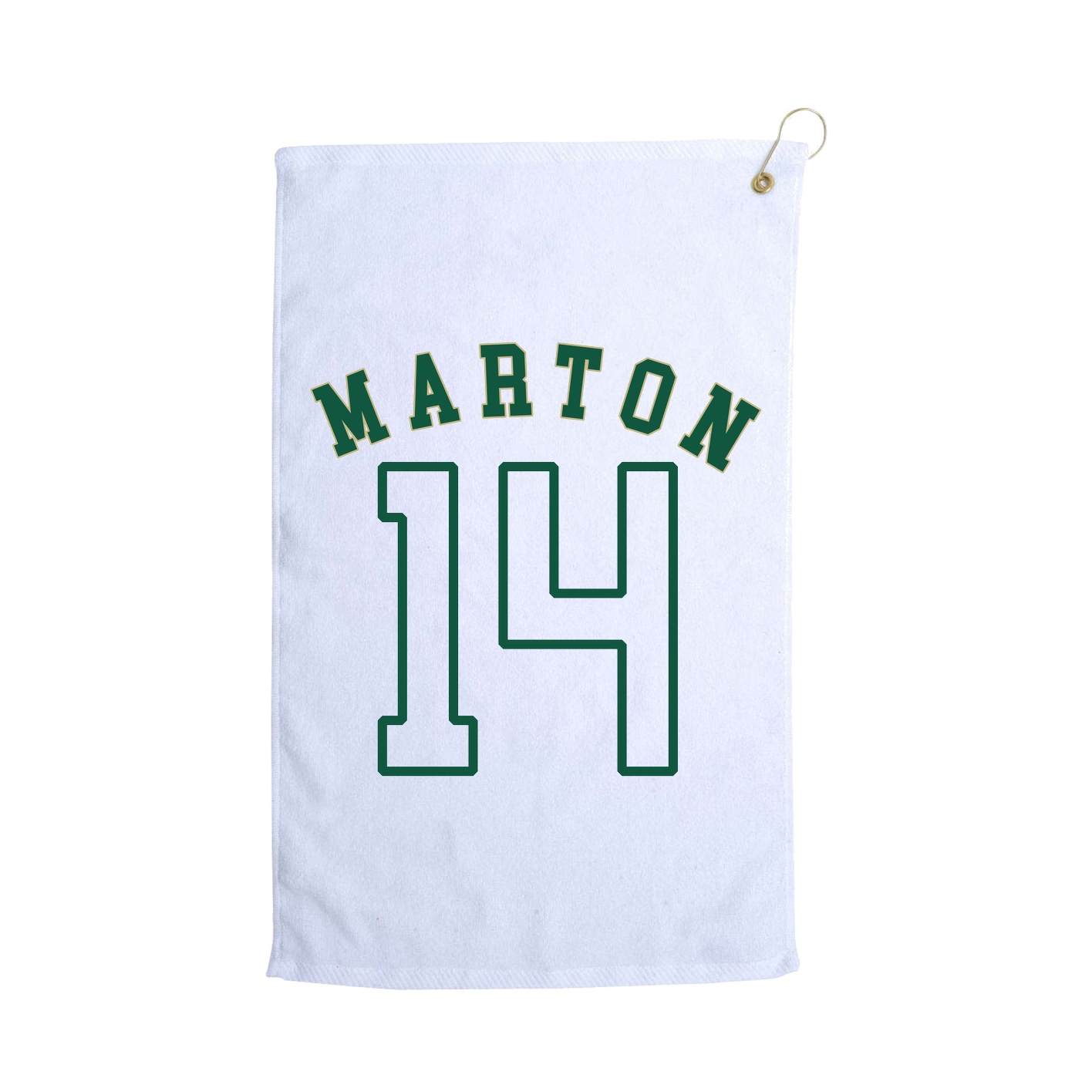 Golf Towel — Shirsey Arch in White