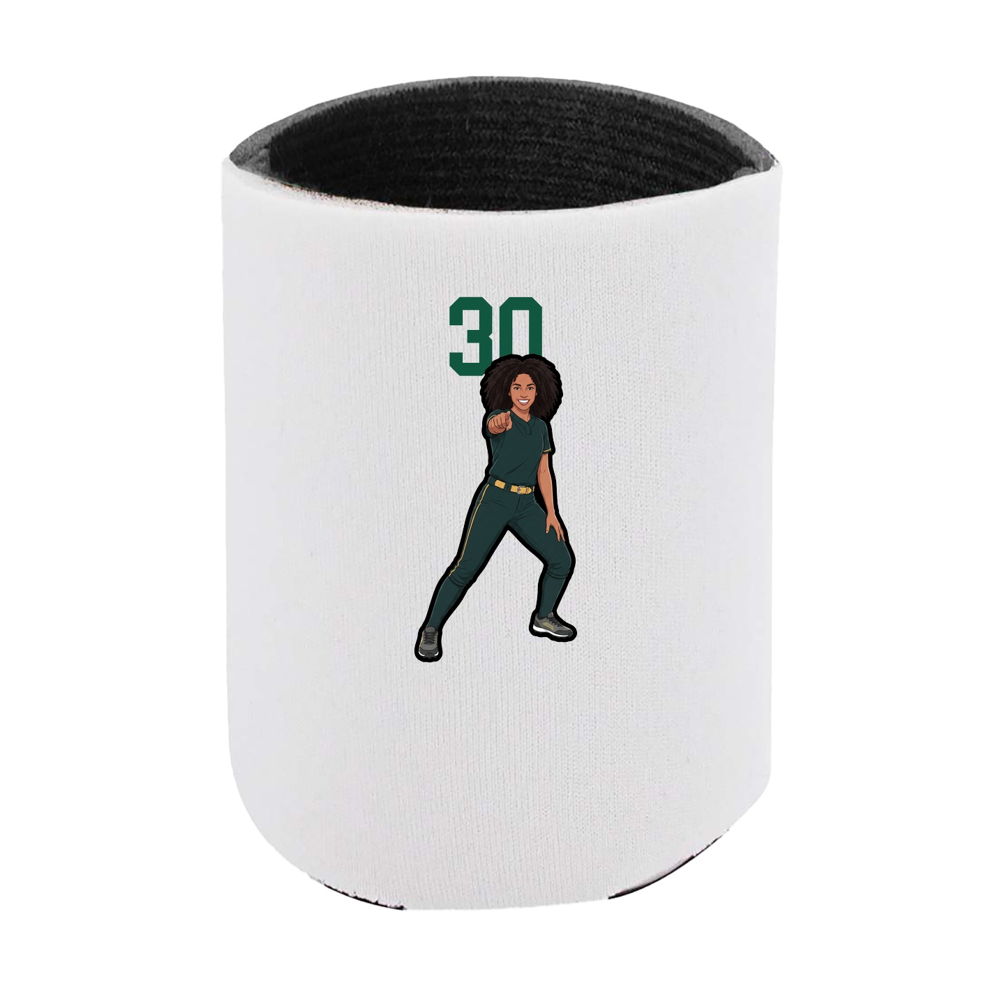 Can Holder — Number Top in White