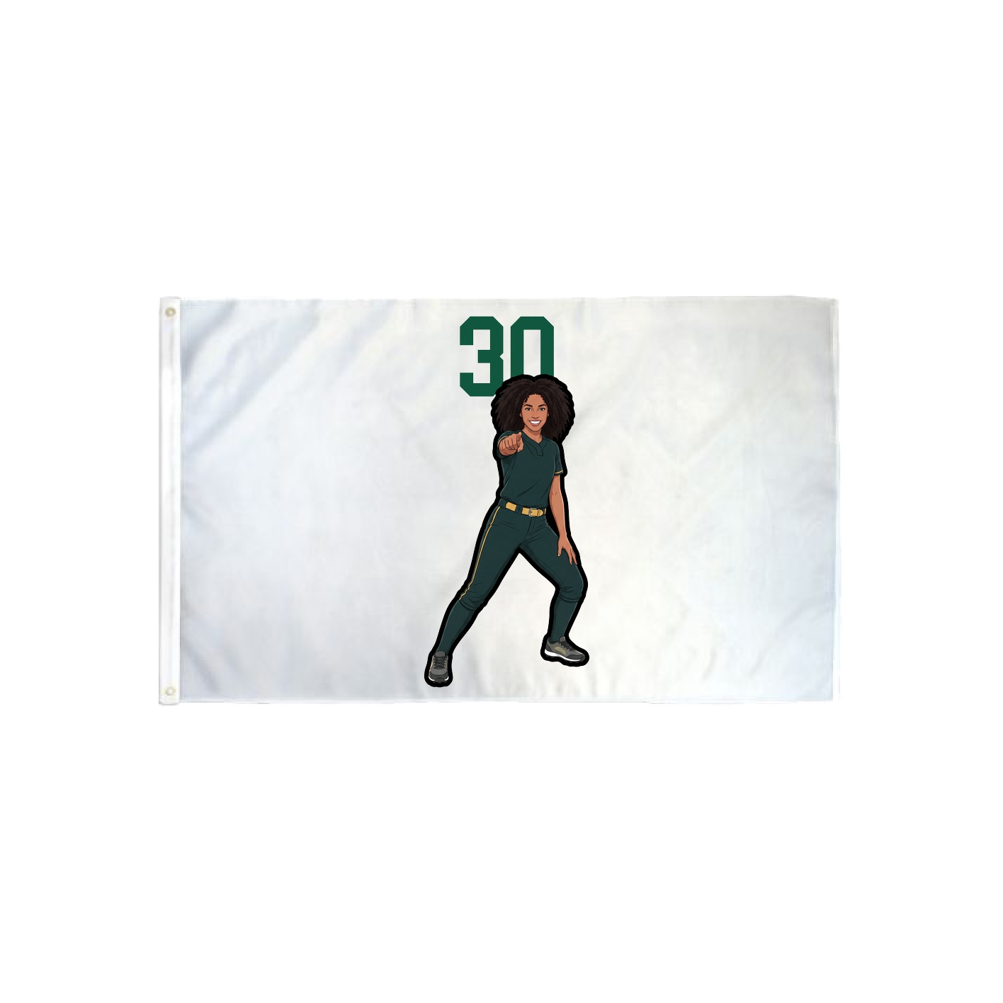 3x5 Flag — Number Top in Classic