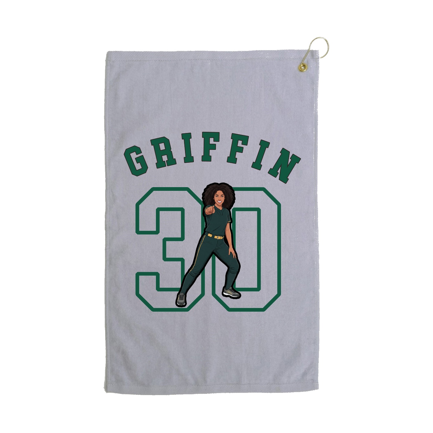 Golf Towel — Shirsey Arch in Grey