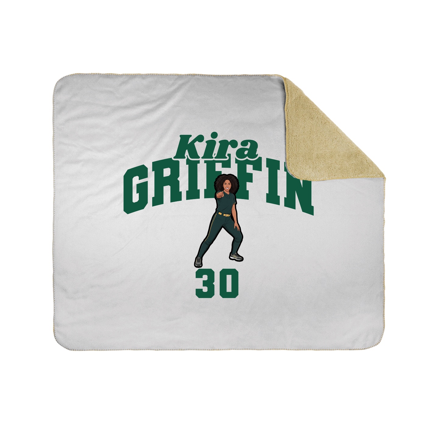 Throw Blanket — Signature Arch in White
