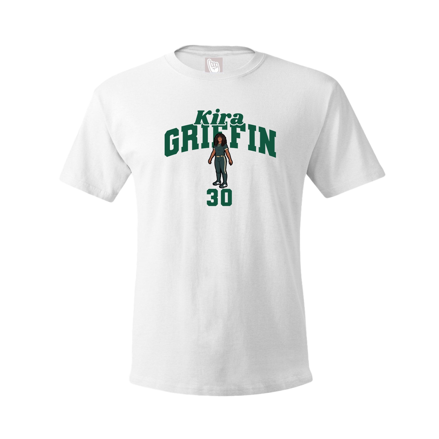 Youth Tee — Signature Arch in White