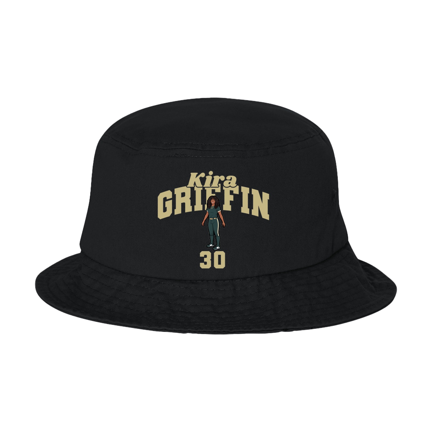 Bucket Cap — Signature Arch in Black