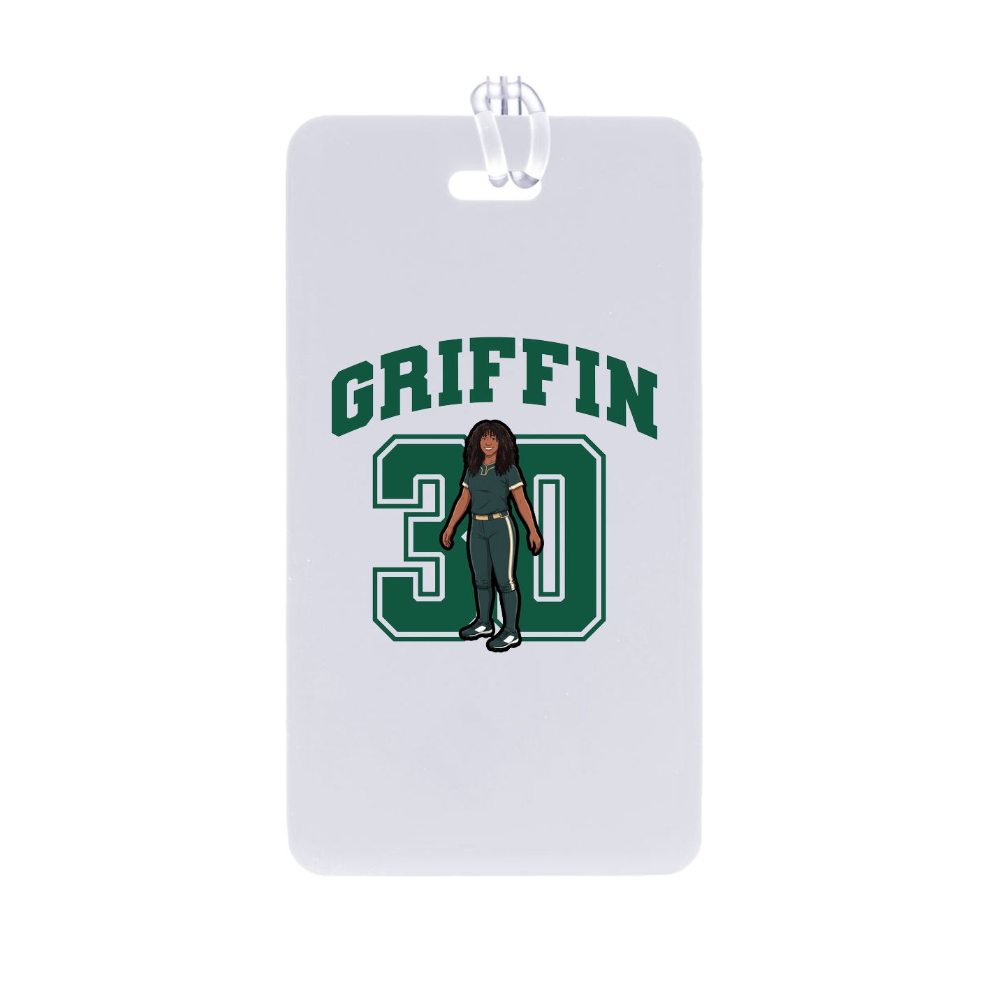 Bag Tag — Number in Classic