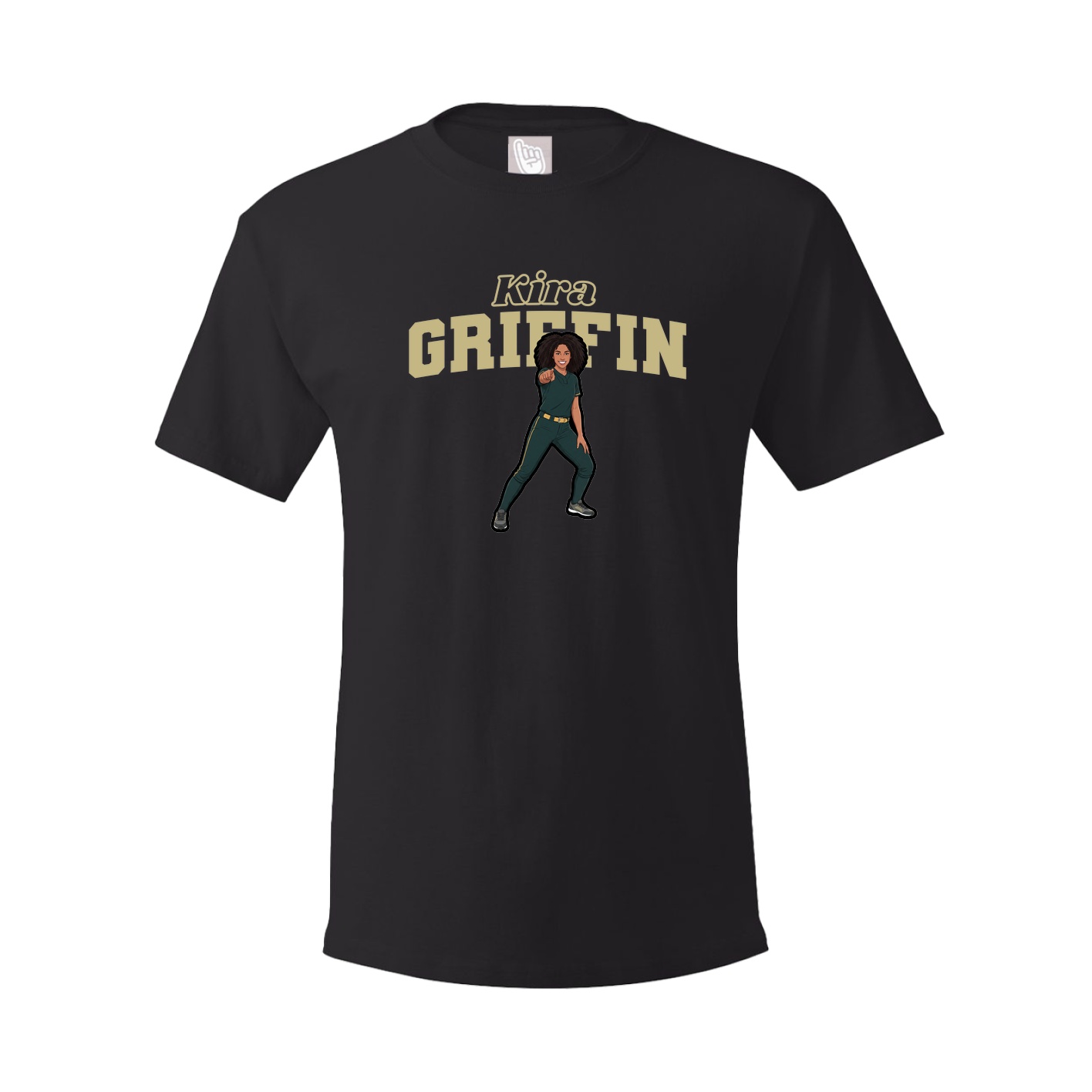 Tee — Name Arch in Black