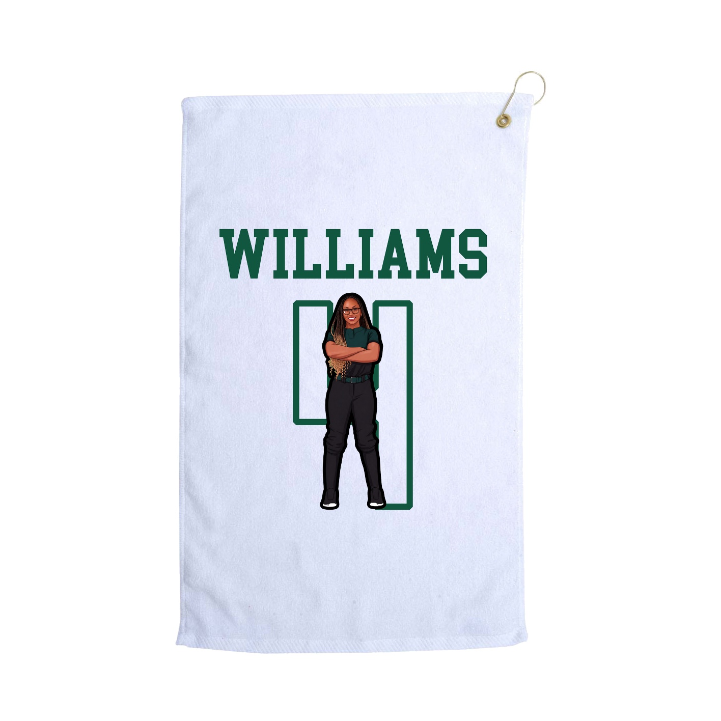 Golf Towel — Shirsey in White